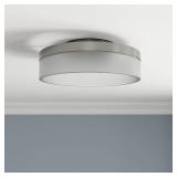 Brushed Nickel Integrated LED Flush Mount Light