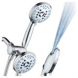 Round Shower Head with Handheld Combo 2.5 GPM