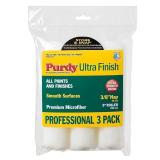 2Pcs UltraFinish Standard Woven Paint Roller Cover