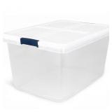 16.5-Gallons(66-Quarts)Stackable Tote/Latching Lid
