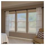 36-in x78-in Crackled Glass Decorative Window Film