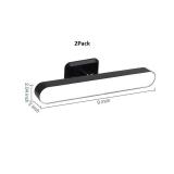 Black LED Hardwired Picture Light-2Pack