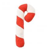 Mega Candy Cane Polyester Plush Dog Toy