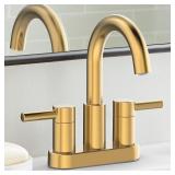 2-Handle Bathroom Sink Faucet/Drain/Deck Plate