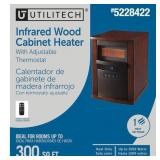 Indoor Electric Space Heater with Thermostat