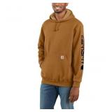 Men's Brown Long sleeve Solid Sweatshirt ( L )