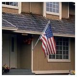 6-ft H American Embroidered House flag Kit