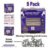 Mortise Interior Door Hinge 9 -Pack