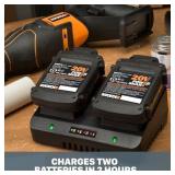 20 Volt 2 Pack Lithium-ion Batteries with Charger