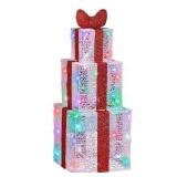 35.43-in Freestanding Gift box Yard decoration