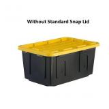 27Gallons Stackable Tote without Standard Snap Lid