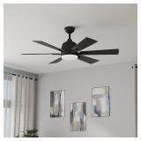 48-in Ceiling Fan/Light/Remote Control /6 -Blade