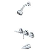 3handle Single function Round Bathtub/showerFaucet