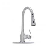 Handle Deck-mount Pull-down Kitchen Faucet/Sprayer