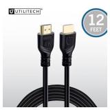 Utilitech 4k HDMI to HDMI 12-ft Black