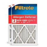 Electrostatic pleated Air Filter 2 -Pack