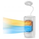 Electric Ceramic Small Heater with LED Light