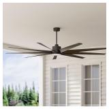 Outdoor Ceiling Fan/Light/Remote Control /9 -Blade