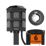 Outdoor Power Strip Waterproof(6 FT)