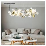 Brass Hanging Lights Fixtures 5-Light