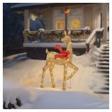 48-in Freestanding Reindeer Yard decoration