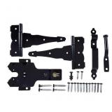 National Hardware 8-in Black Gate hardware kit