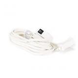 15-ft 2 Prong White Indoor Extension Power Cord