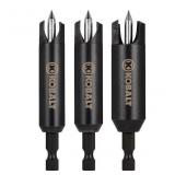 3Pcs Woodboring Plug cutters Drill Bit Set