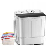Portable Mini Twin Tub 18lbs Washing Machine