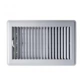 RELIABILT 6-in x 12-in Steel White Floor Register