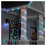 72 -Light 10-ft White Integrated LED Rope lights