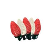 24.5-ft Red/White LED Plug-In String Lights