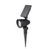 1 -Watt Black Warm White Solar LED Spot light-3pcs
