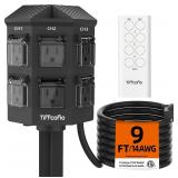 Outdoor Remote 9 FT Extension Cord Waterproof
