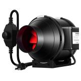 4 Inch 190 CFM Inline Duct Ventilation Fan