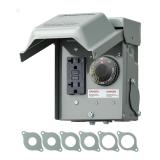 Outdoor Outlet Box with Receptacles