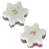 2pcs Snowflake Scented Candles