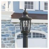 19.5in Traditional Outdoor Light post lantern