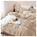 Fluffy Flannel Duvet Cover SetSize California king