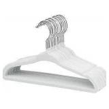 Baby Velvet Clothes Hangers 15 Pack (White)