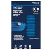 30-ft Kink Free Woven Blue Coiled Hose