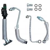 Oil Return Drain Line/Feed Pipe Kit Compatible4pcs