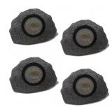 Solar 5 in. 10 Lumens Rock Spotlight (4-Pack)