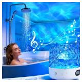 Spa-Like Shower Light with Bluetooth Speaker
