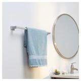 18-in Brushed Nickel Wall-mount Single Towel Bar