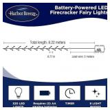 27-ft String Light /White -Light LED Micro Bulbs