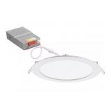8 in.Integrated LED White Recessed Light Trim