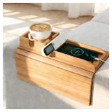 Bamboo Couch Armrest Table