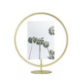 5x7 in. MatteBrass Infinity Floating Picture Frame