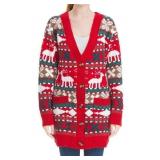 Women Cable Knit Cardigan Sweater Size: 3XL